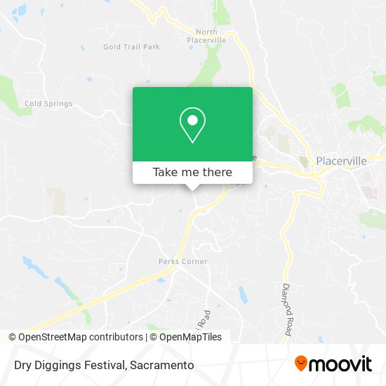 Dry Diggings Festival map