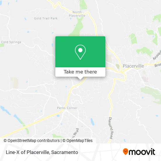 Line-X of Placerville map