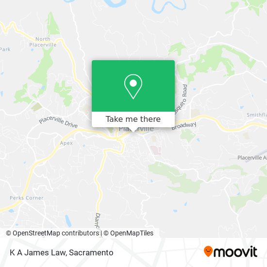 K A James Law map