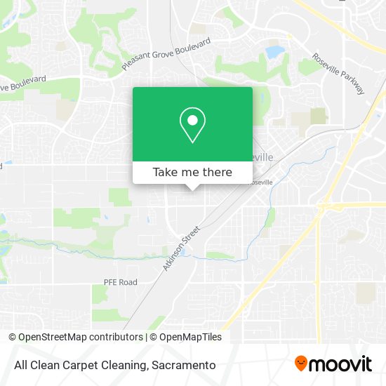 All Clean Carpet Cleaning map