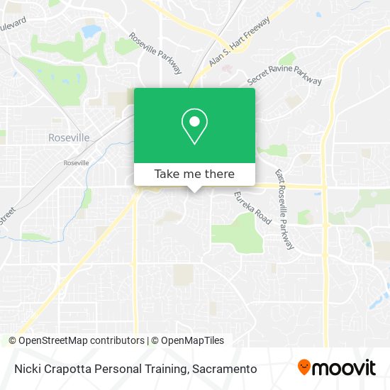 Nicki Crapotta Personal Training map