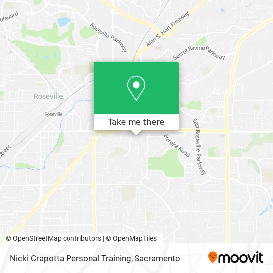 Nicki Crapotta Personal Training map