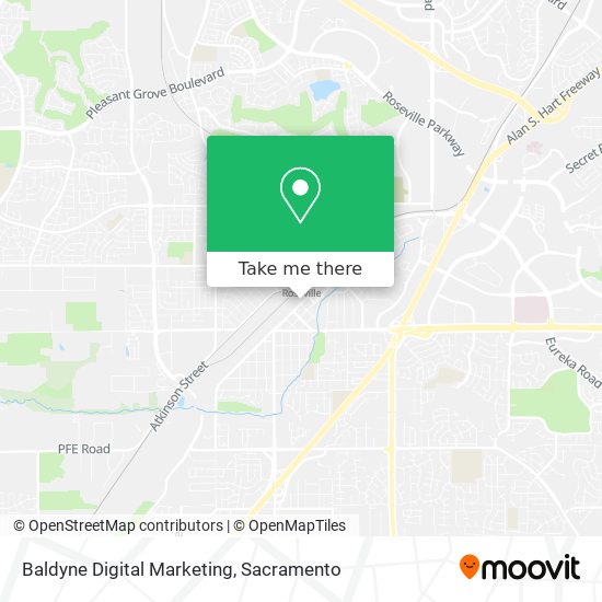 Baldyne Digital Marketing map