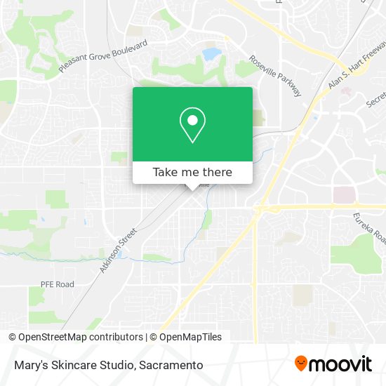 Mary's Skincare Studio map