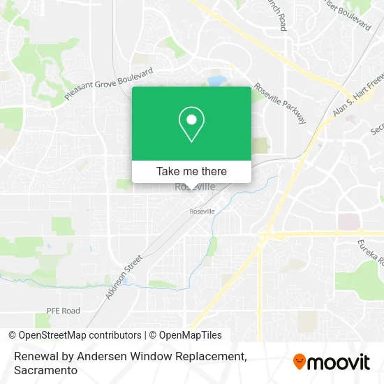Mapa de Renewal by Andersen Window Replacement