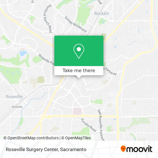 Mapa de Roseville Surgery Center
