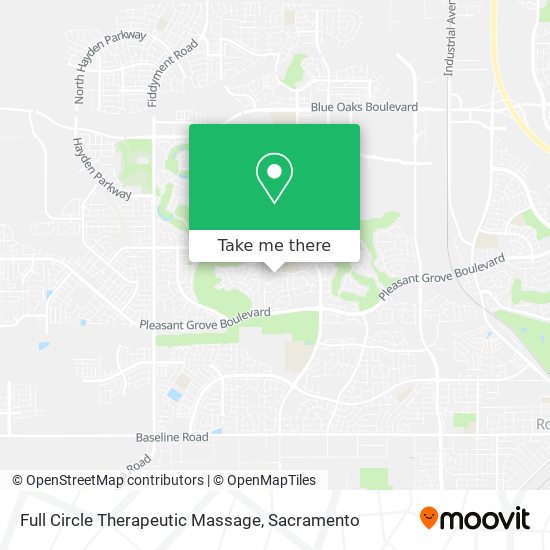 Full Circle Therapeutic Massage map