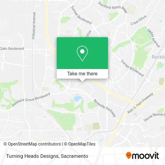 Turning Heads Designs map