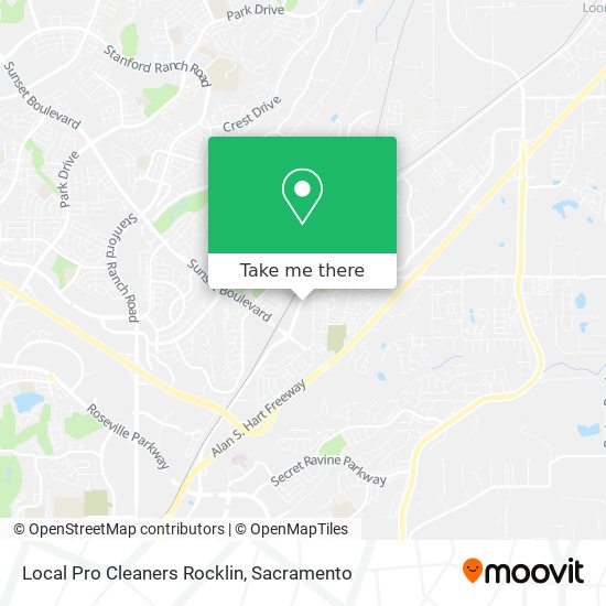 Local Pro Cleaners Rocklin map