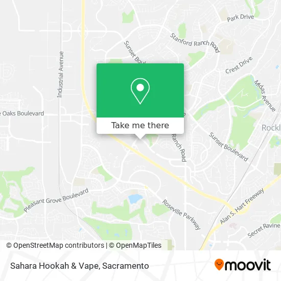 Sahara Hookah & Vape map