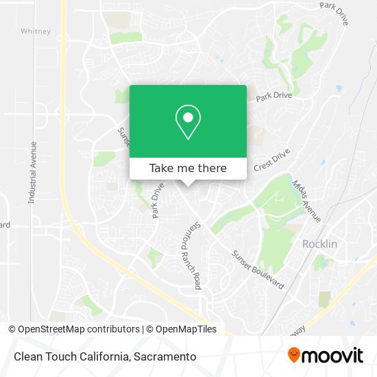 Clean Touch California map