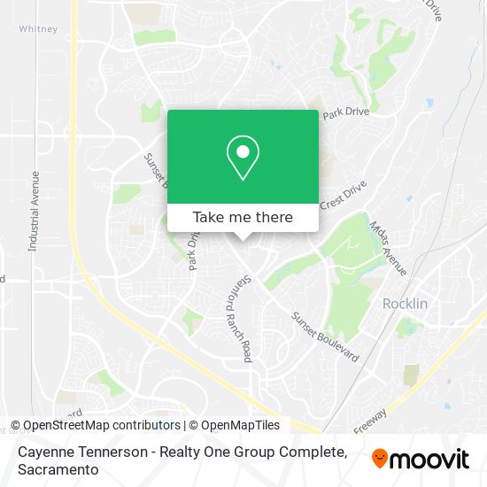 Cayenne Tennerson - Realty One Group Complete map