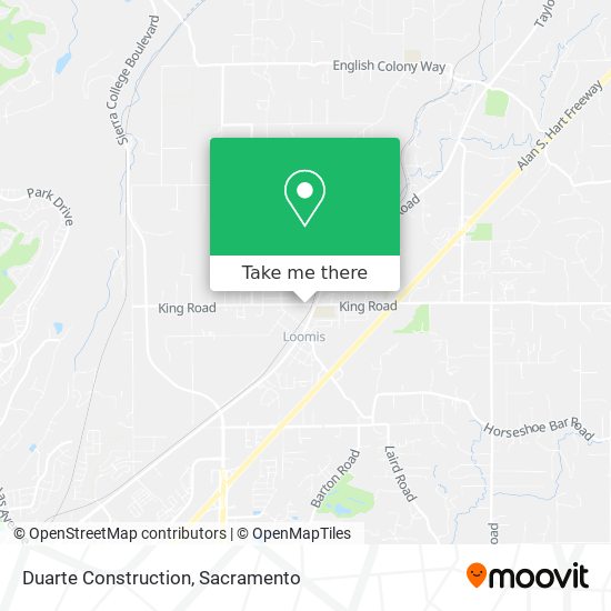 Duarte Construction map