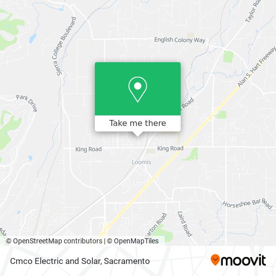 Cmco Electric and Solar map