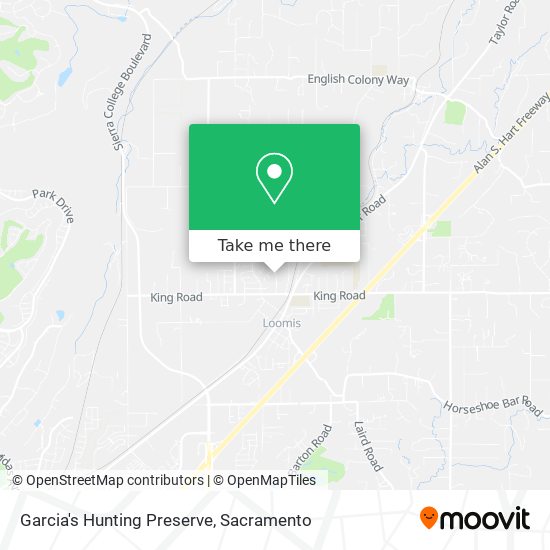 Garcia's Hunting Preserve map