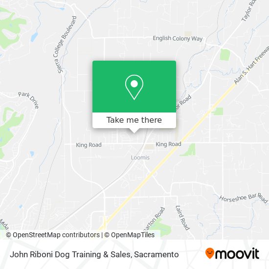 John Riboni Dog Training & Sales map