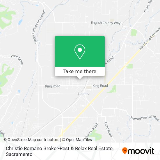 Christie Romano Broker-Rest & Relax Real Estate map