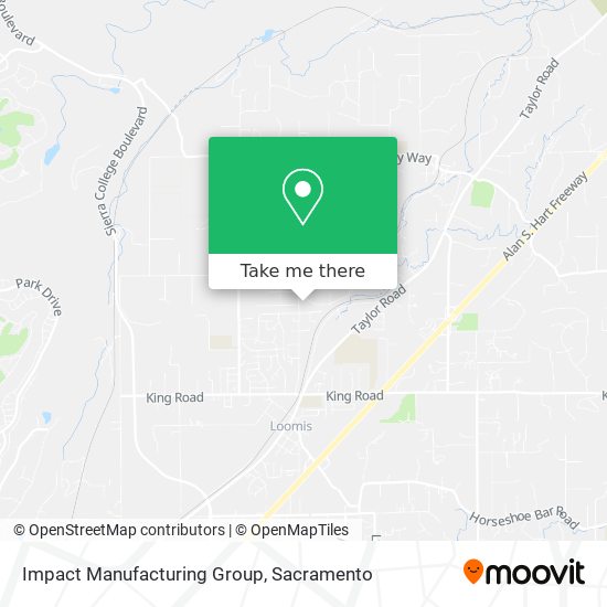 Impact Manufacturing Group map