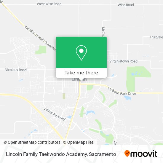 Lincoln Family Taekwondo Academy map