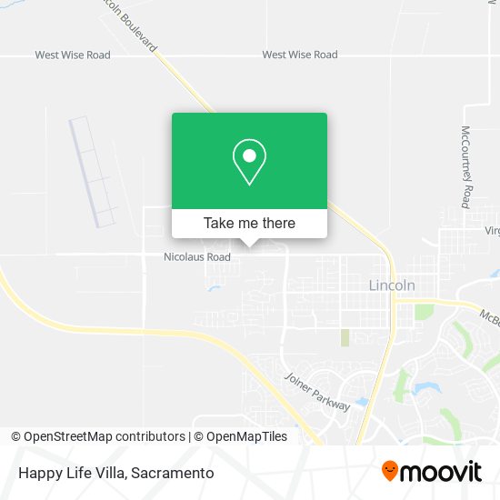 Happy Life Villa map