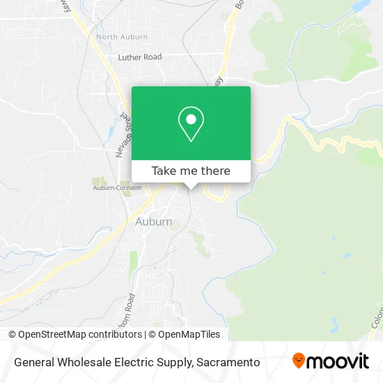Mapa de General Wholesale Electric Supply