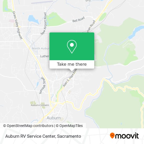 Auburn RV Service Center map