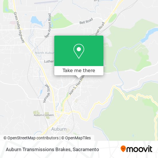 Auburn Transmissions Brakes map