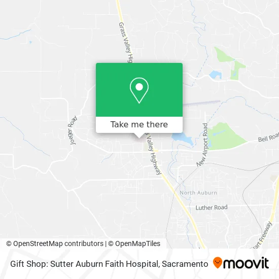 Mapa de Gift Shop: Sutter Auburn Faith Hospital
