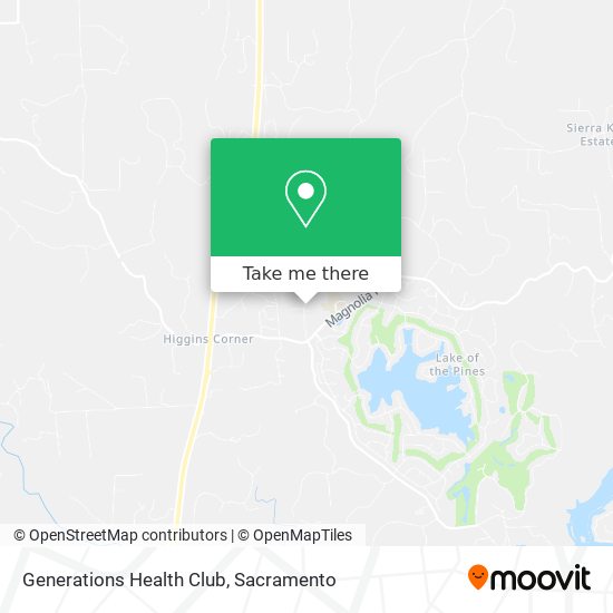 Generations Health Club map