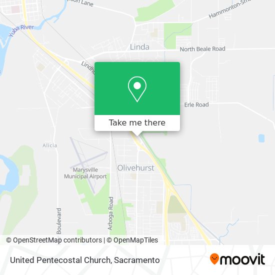 United Pentecostal Church map