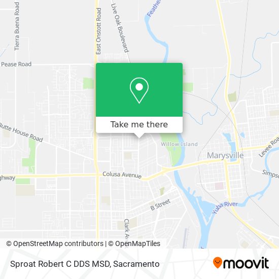 Sproat Robert C DDS MSD map