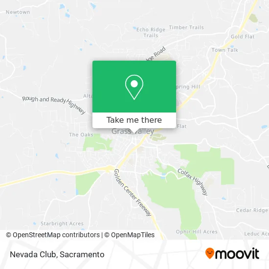 Nevada Club map
