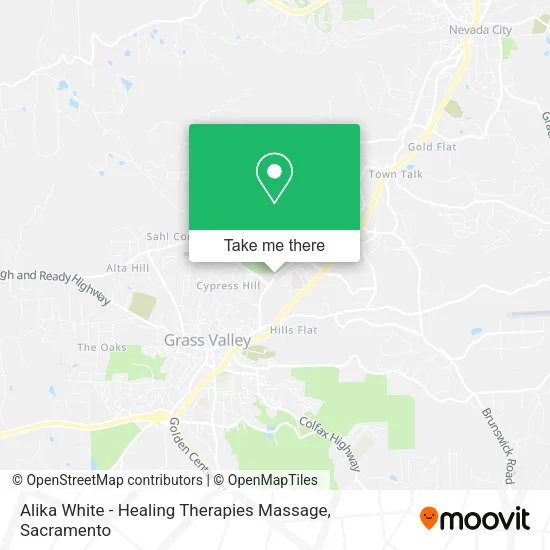 Mapa de Alika White - Healing Therapies Massage