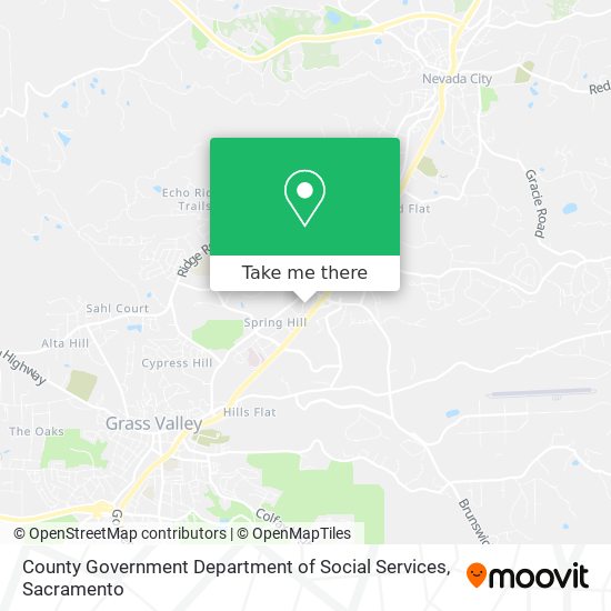 County Government Department of Social Services map