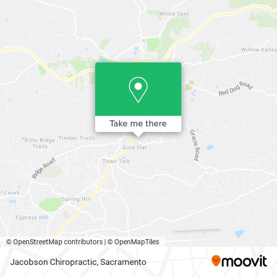 Jacobson Chiropractic map