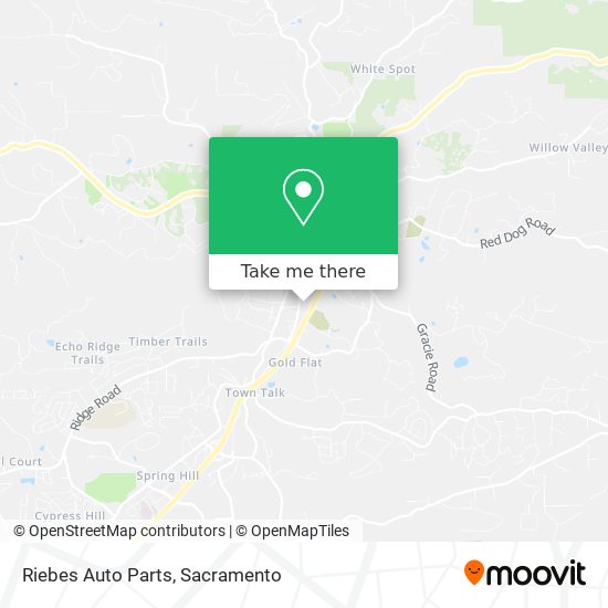 Mapa de Riebes Auto Parts