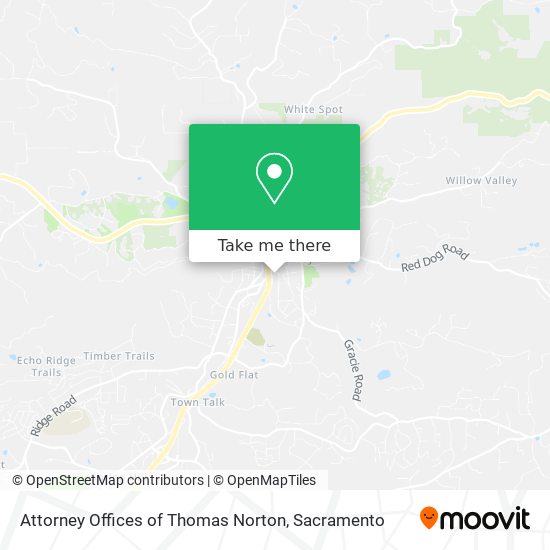 Attorney Offices of Thomas Norton map