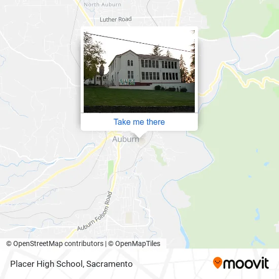 Mapa de Placer High School
