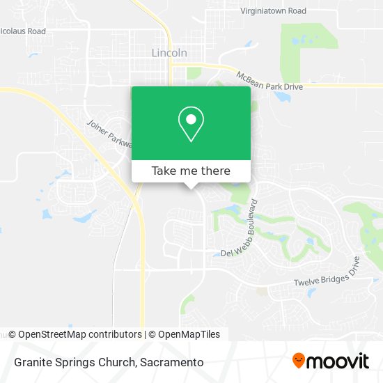 Granite Springs Church map