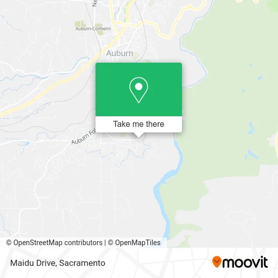 Maidu Drive map