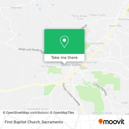 First Baptist Church map