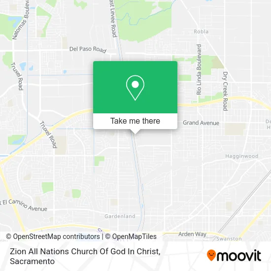 Mapa de Zion All Nations Church Of God In Christ