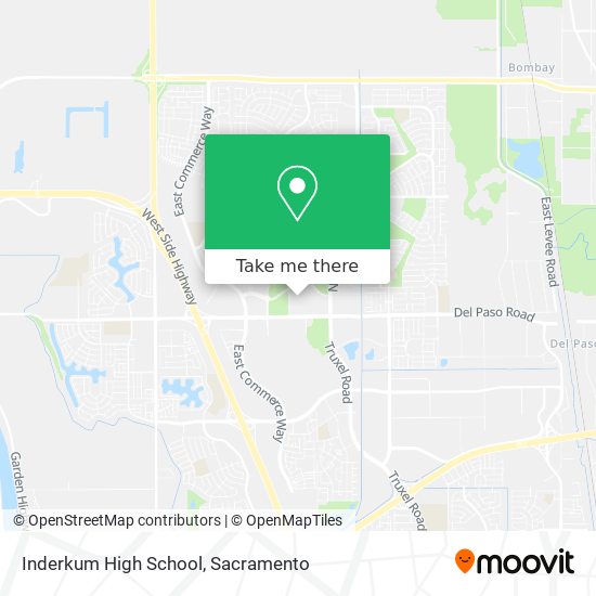 Mapa de Inderkum High School