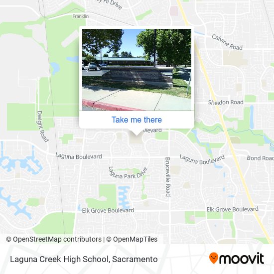 Laguna Creek High School map