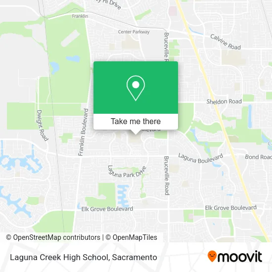 Laguna Creek High School map