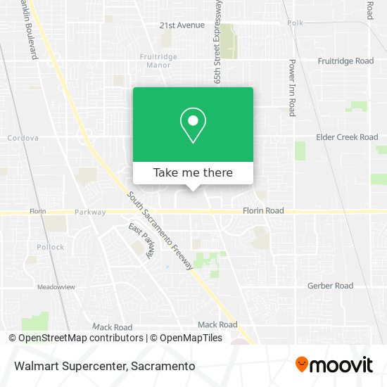 Walmart Supercenter map