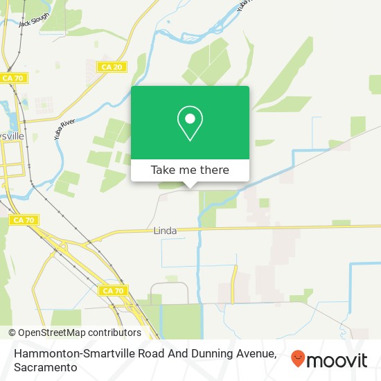 Hammonton-Smartville Road And Dunning Avenue map