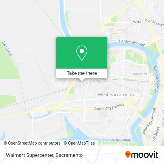 Mapa de Walmart Supercenter
