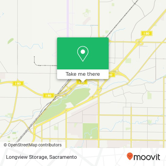 Mapa de Longview Storage