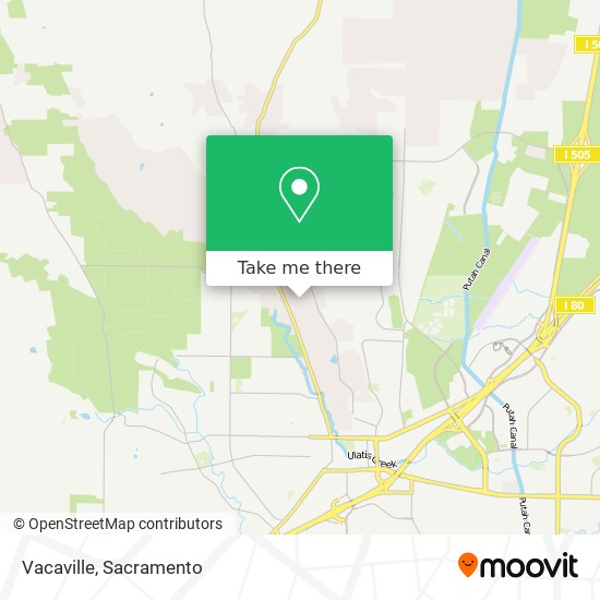Vacaville map